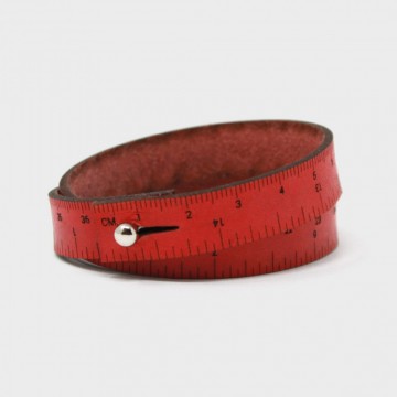 Wrist Ruler armbånd - rød
