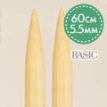 Basic rundpinne 5,5 - 60cm