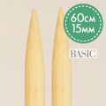 Basic rundpinne 15 - 60cm