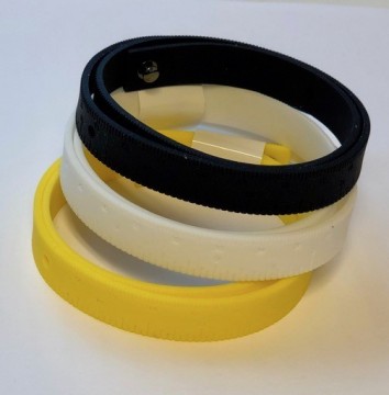 Wrist Ruler armbånd - silikon - svart