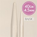 Basic rundpinne 4,5 - 40cm