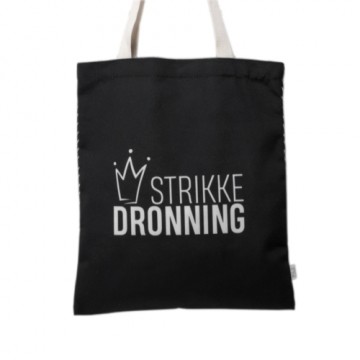 Nett til strikketøyet - Strikkedronning - svart