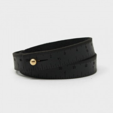 Wrist Ruler armbånd - svart