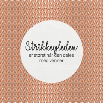 Servietter - Strikkegelden er størst når den deles med gode venner