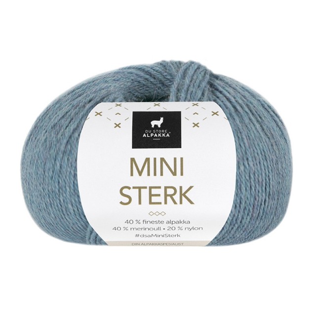 876 - lys denim melert